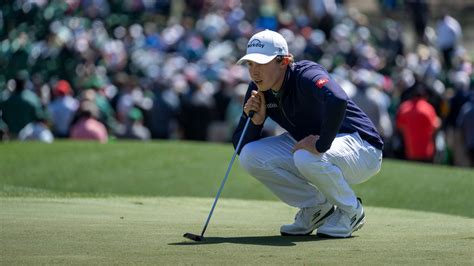 Matthew Fitzpatrick Of England Putts On The No Green During The