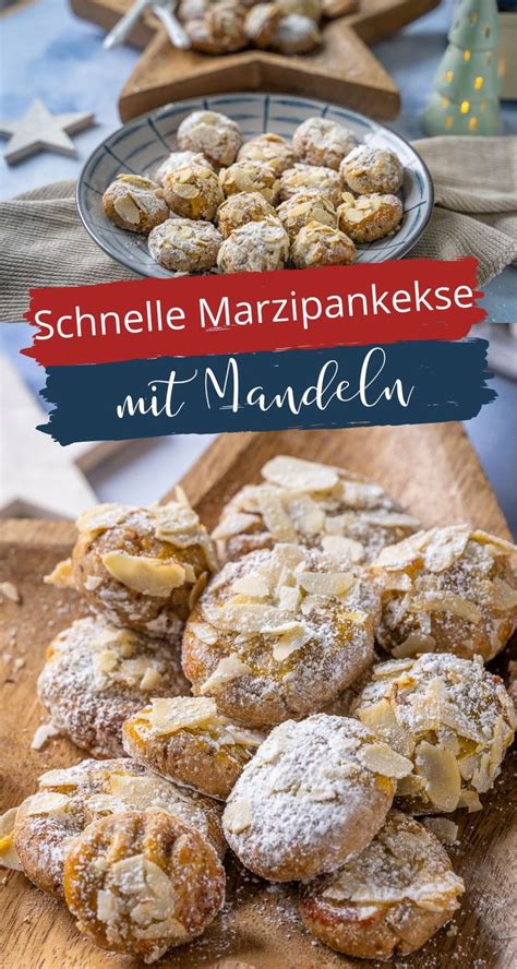 Schnelle Marzipan Pl Tzchen Mit Mandeln Und Zimt Rezept Marzipan