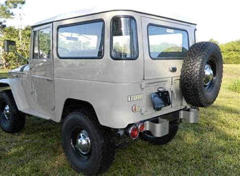 Toyota Land Cruiser 1971 4x4 Frame Off Restoration Tan Clean Mint