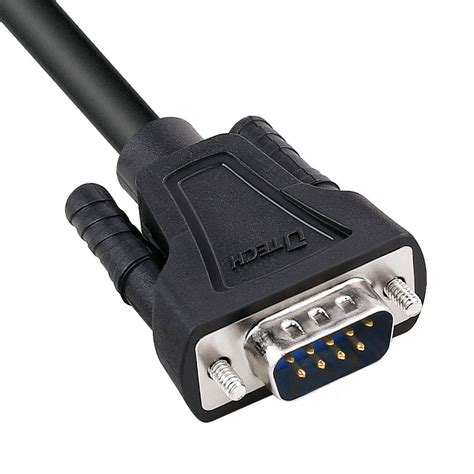 Dtech Serial Rs232 Macho A Macho Cable De 9 Pines Db9 Direct 1 474