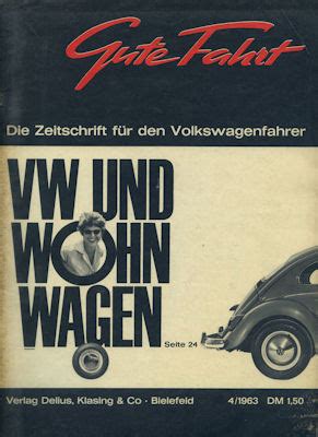 Motor Lit De Vw Gute Fahrt Heft