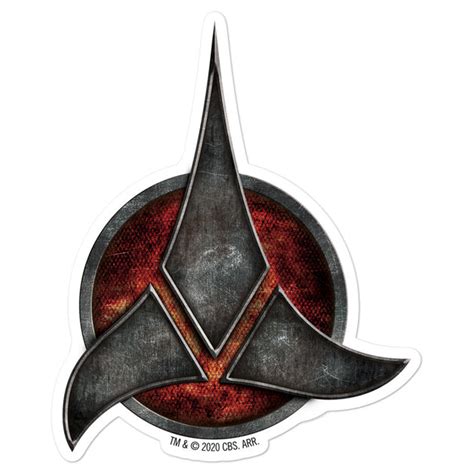 Star Trek Klingon Logo Die Cut Sticker | Star Trek Shop