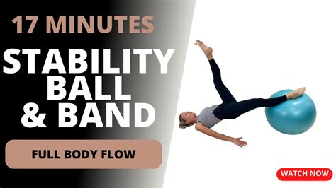 Stability Ball & Band Workout (FULL BODY) - YouTube