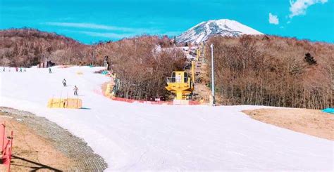 Mount Fuji Skiing and Hot Springs 1 Day Tour From Tokyo | GetYourGuide