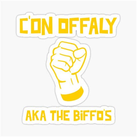 C On Offaly Aka The Biffo S Sticker For Sale By Paulireland2022 Redbubble