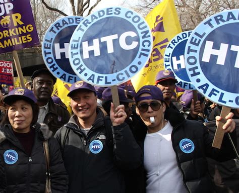 Htc Supports 32bj At Rally For Fair Contract Hotel And Gaming Trades