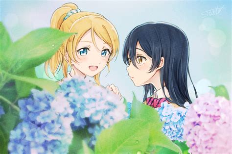 Wallpaper Id 139117 Love Live Series Love Live Anime Girls Ayase Eri Ayase Eli Free Download