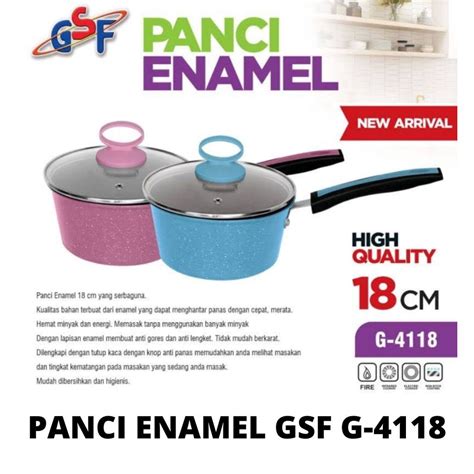 Jual Panci Susu Enamel Cm Gsf Tutup Kaca Shopee Indonesia