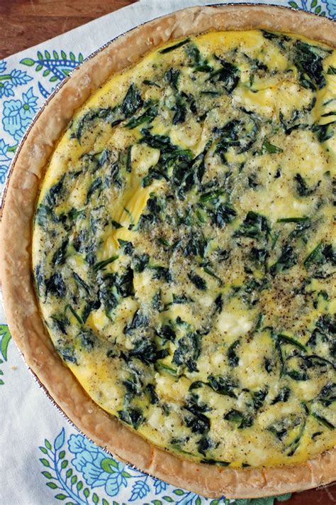 Spinach Feta Quiche Emily Bites