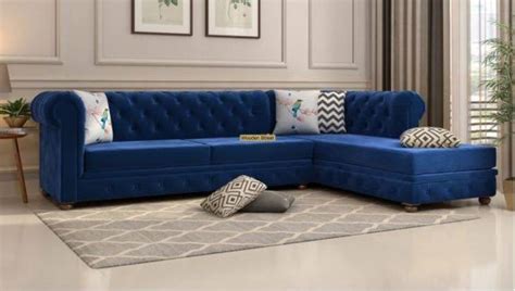 Blue Seater Designer Sofa Set Fabric At Rs Set In Dasna