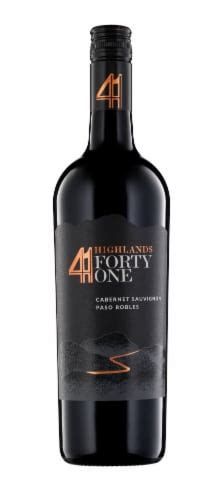 Highlands Paso Robles Cabernet Sauvignon Red Wine Ml Pick N Save