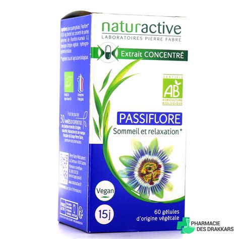 Naturactive Passiflore bio complément alimentaire stress sommeil