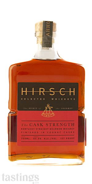 Hirsch The Cask Strength Cognac Cask Finished Kentucky Straight Bourbon