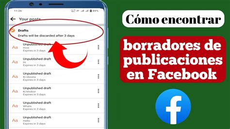 C Mo Encontrar Borradores De Publicaciones En Facebook C Mo Ver El