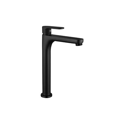 Sorento Black High Basin Cold Tap Srtwt Bl Builders Hardware