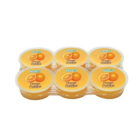 Cocon Nata De Coco Pudding Orange 6pcs X 80g