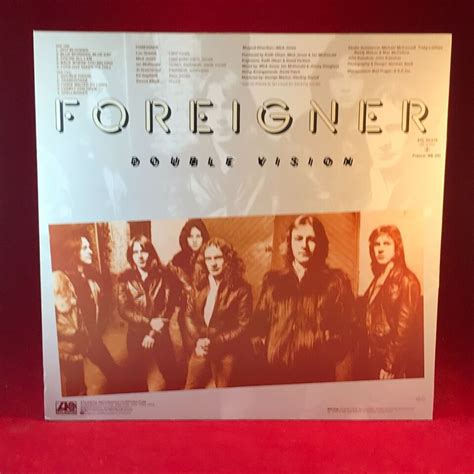 FOREIGNER Double Vision 1978 German Vinyl LP Hot Blooded Blue Morning