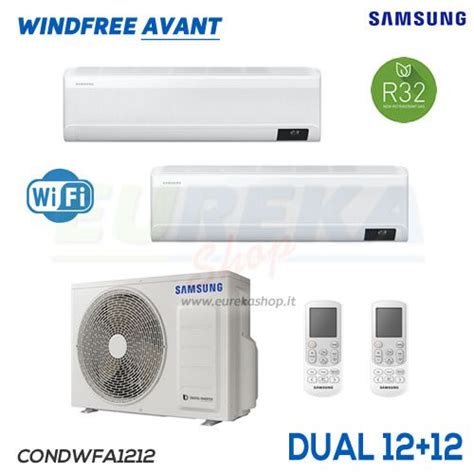 Condizionatore Samsung Windfree Avant Dual Btu Wifi