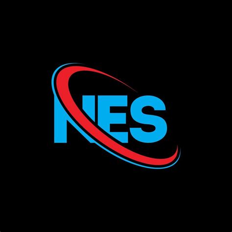 NES logo. NES letter. NES letter logo design. Initials NES logo linked ...