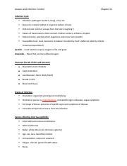 Ch 24 Asepsis And Infection Control Docx Asepsis And Infection