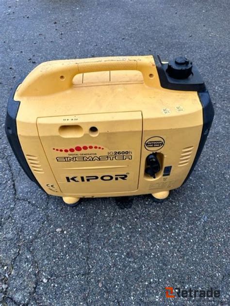 Kipor Sinemaster IG2600h Generator For Sale Retrade Offers Used