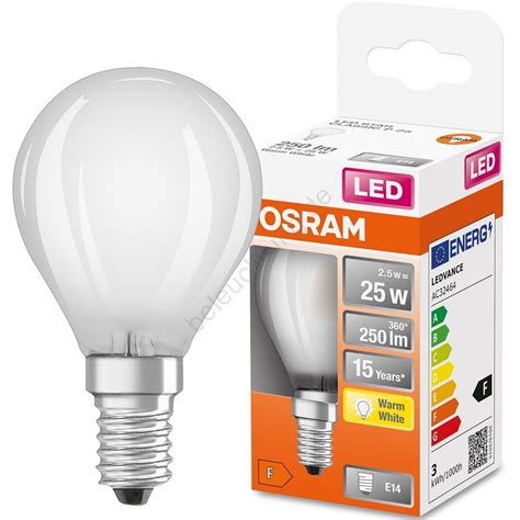 LED Glühbirne E14 2 5W 230V 2700K Osram Beleuchtung de