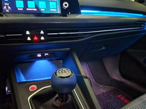 Bfi Shift Knob Upgrade Since Vw Cheaped Out On The Stock One Chose Blue To Go With My