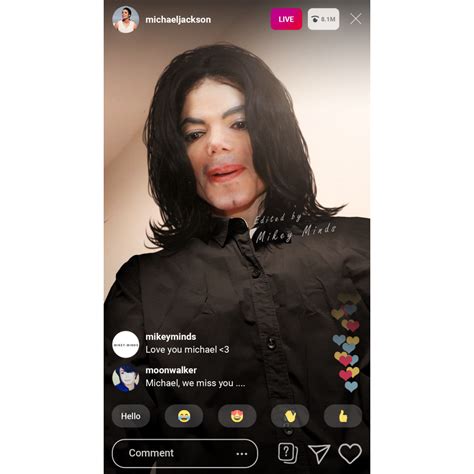 Michael Jackson Instagram LIVE photoshopped pic - Michael Jackson Official Site