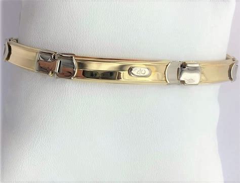 18 Kt White Gold Yellow Gold Bracelet Catawiki