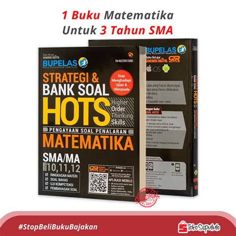 Jual Buku Sma Buku Matematika Strategi Bank Soal Hots Matematika