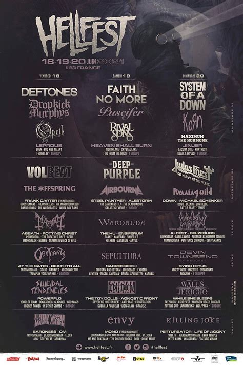 Hellfest Desvela Su Cartel Casi Completo Para 2021 MariskalRock