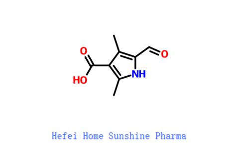 5 فورميل 24 ثنائي ميثيل 1H بيرول 3 carboxylic حمض CAS 253870 02 9