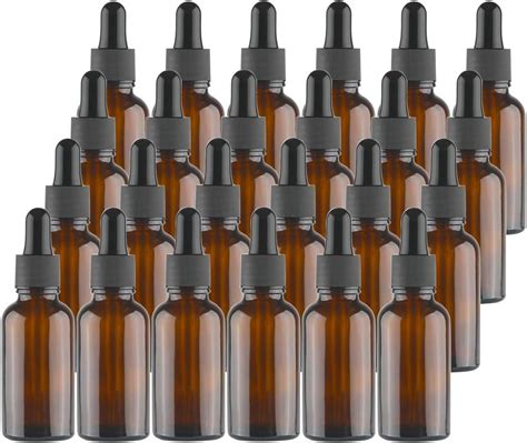 Better Bottles 20ml Amber Brown Glass Bottles With Dropper Pipettes