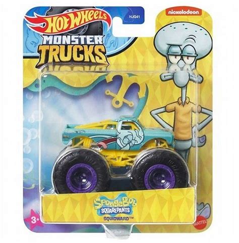 Spongebob Kanciastoporty Skalmar Squidward Auto Hot Wheels Figurka