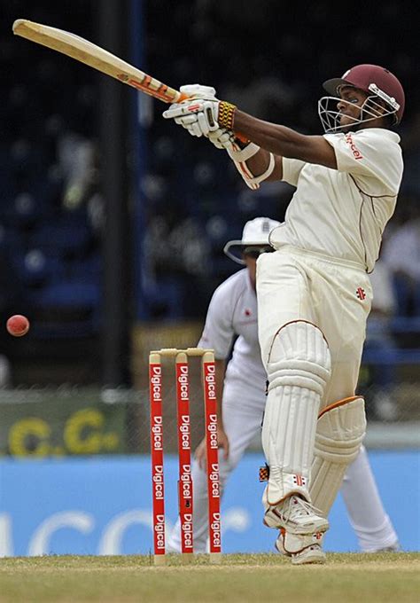 Shivnarine Chanderpaul Goes On The Pull ESPNcricinfo