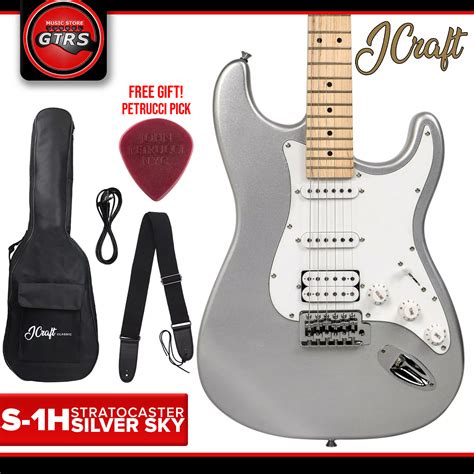 Jcraft S H Hss Stratocaster Electric Guitar With Free Accessories