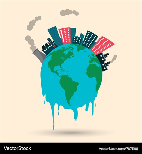 Global Warming Design Royalty Free Vector Image