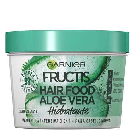 Mascarilla Capilar En Hair Food Aloe Vera Hidratante Para Cabello