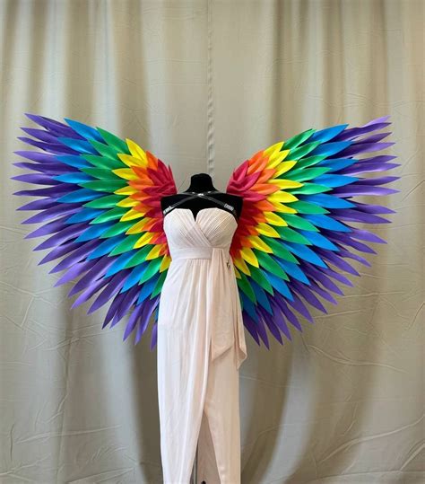 Wings Colored Angel Wings Costume for Foto Shoot, White Wings, Big ...