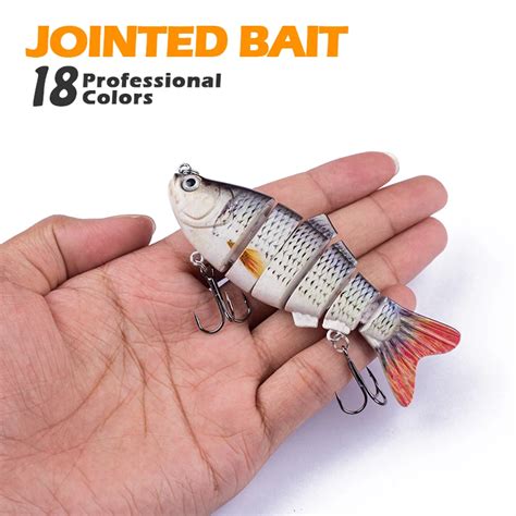 Señuelos de Pesca Wobblers de 18 estilos 10cm 16 5g multiarticulado