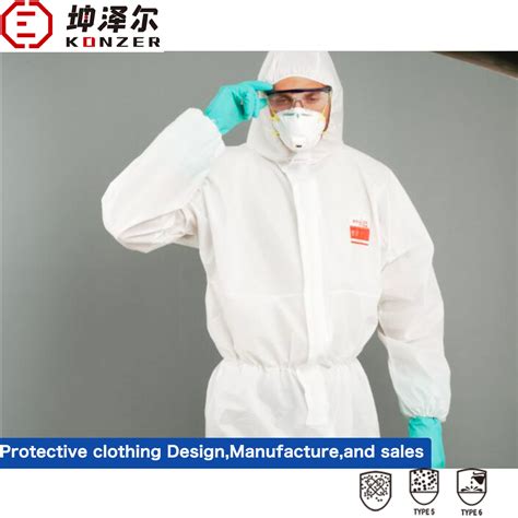 Iso Iso En Standared Ppe Industrial Nonwoven Lab Coat