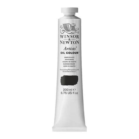 Winsor Newton Artists Oil Paint 200ml Mars Black Series 2