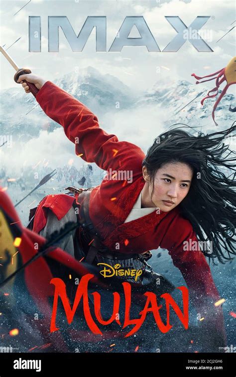 MULAN, IMAX poster, LIU Yifei as Mulan, 2020. © Disney+ / Courtesy ...