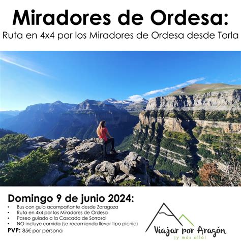 Miradores de Ordesa en 44 Viajar por Aragón Excursiones tours y