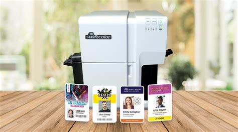 Explore The SCC 4000D Badge Printer Get A Free Sample Packet SwiftColor