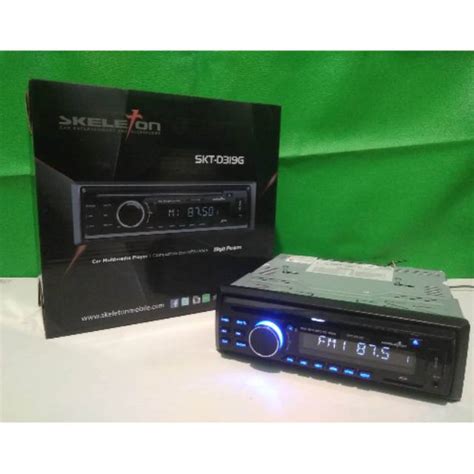 Jual Singledin Dvd Bluetooth Skeleton Headunit Audio Mobil Shopee