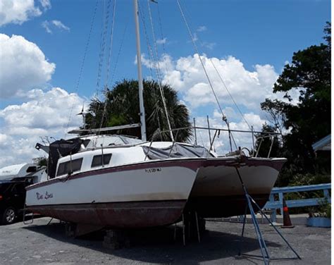 Gemini 3000 catamaran, 1986, Green Cove Springs Marina, Florida ...