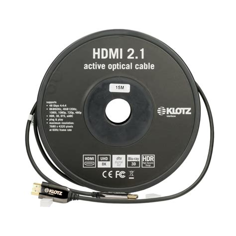 Klotz Hdmi Active Optical Cable M At Gear Music