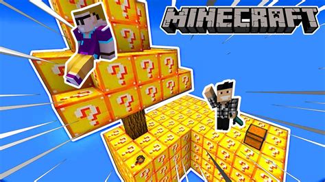 Minecraft Luckyblock Mais Dans Le Vide Avec Furiousjumper Youtube