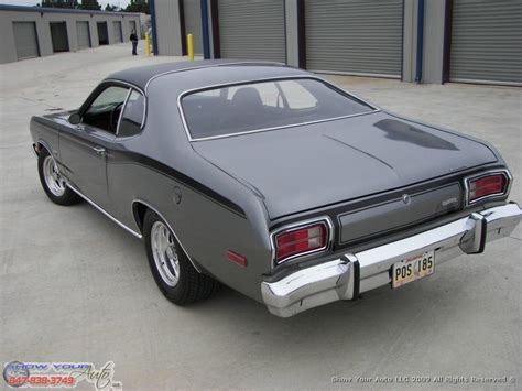 Dark Gray Metallic 1974 Plymouth Duster 360 V8 4spd For Sale Classic